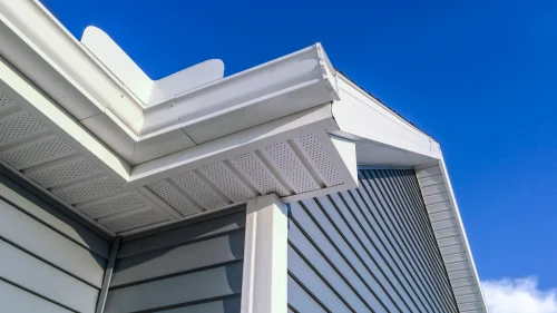 Seamless gutter installation